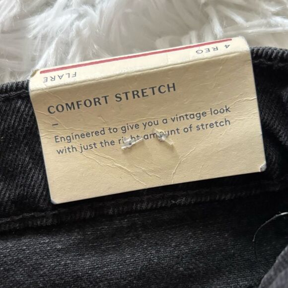 Universal Thread Jeans New High Rise Flare Stretch Black Womens Size 4 - Picture 7 of 10